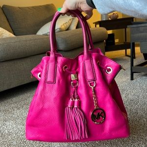 Michael Kors Soft Leather Purse (Cross Body or Tote Style)